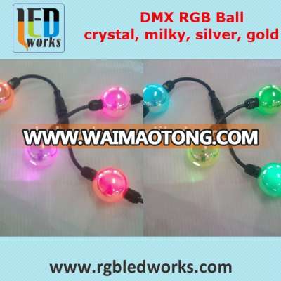 DJ night club dmx512 led sphere rgb for show