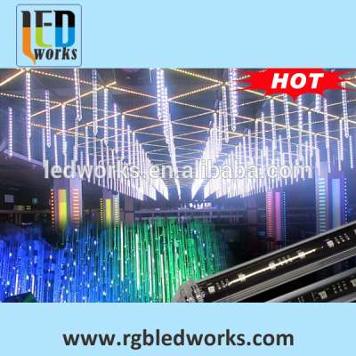 2018 Hot sale Music activited dmx512 3d tube led video pixel meteor light