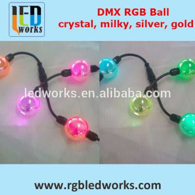 DJ night club dmx512 led sphere rgb for show