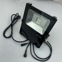 100W RGB DMX512 flood light,AC85-265V input;controlled by dmx controller directly;size;L265XW289XH90mm